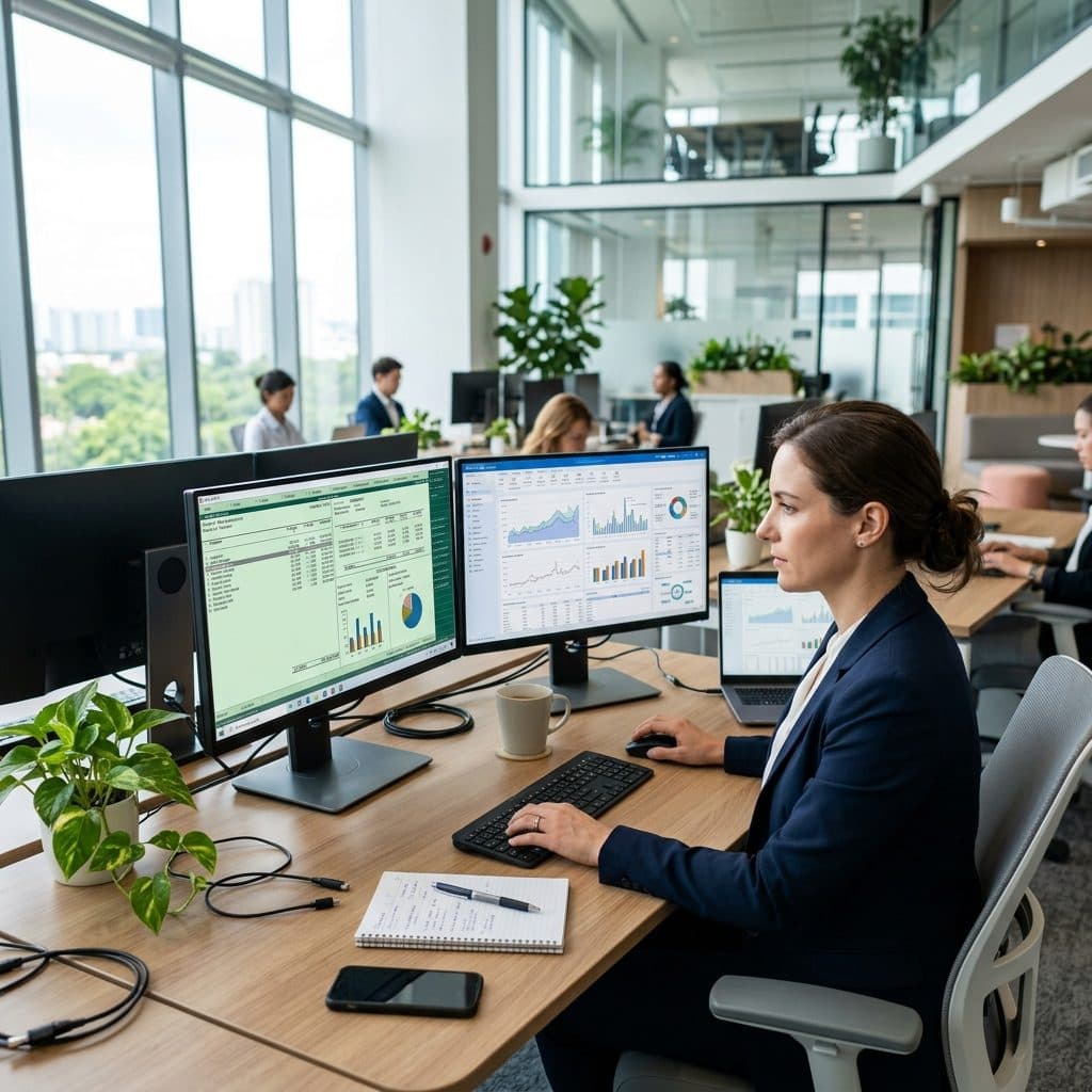 Professional Office Working